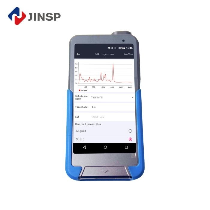 Handheld Raman Spectrometer with 21CFR Part11 Compliance for Pharmaceutical Mateirals Identification